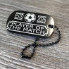 Custom Laser-Etched Player of the Match Award Bag Charm & Keyring