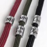 Personalized Stainless Steel Beads OD 6mm ID 4mm - Laser Engraved for Bracelets, Lanyards & Keyrings