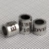 Personalized Stainless Steel Beads OD 6mm ID 4mm - Laser Engraved for Bracelets, Lanyards & Keyrings