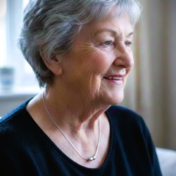 Engraved Barrel Bead on Sterling Silver Snake Chain