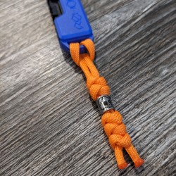 Memento Mori | EDC Lanyard with Laser-Engraved Stainless Steel Skull Bead