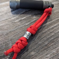 Hold Fast EDC Lanyard | Engraved 8mm Stainless Steel Anchor Bead