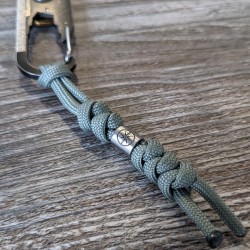 Find Your Way EDC Lanyard | Engraved 8mm Stainless Steel Compass Bead