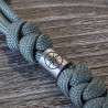 Find Your Way EDC Lanyard | Engraved 8mm Stainless Steel Compass Bead