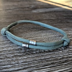 Personalised Cord Bracelet with Custom Engraved Beads