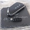 1 x Personalised Paracord Zipper Pull Keyring - Custom Engraved Bead
