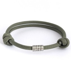 Spiral Engraved Bead Bracelet