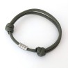Spiral Engraved Bead Bracelet