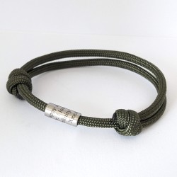 Spiral Engraved Bead Bracelet
