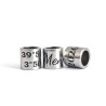 Personalised Bead Engraved Spacer Charm