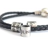 Personalised Bead Engraved Spacer Charm