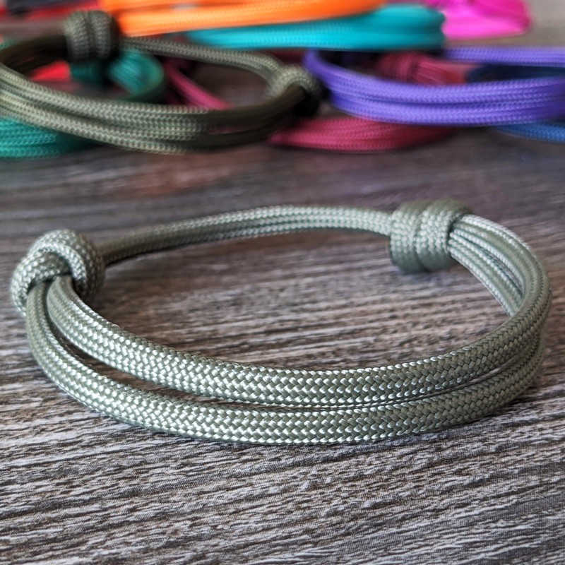 Adjustable Cord Bracelet - Custom colours and beads