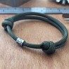 Adjustable Cord Bracelet - Custom colours and beads
