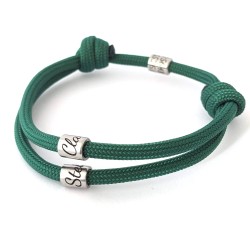 Adjustable Cord Bracelet - Custom colours and beads