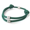 Adjustable Cord Bracelet - Custom colours and beads